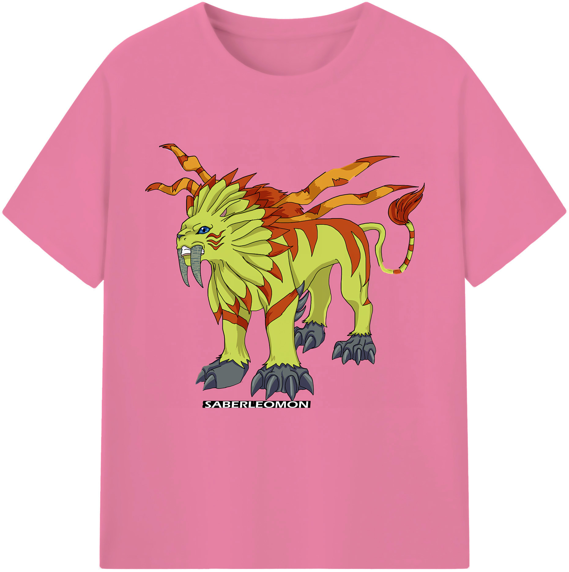 （画像用） Digimon デジタルモンスター/デジモン 綿100％半袖Tシャツ（フロントプリント）